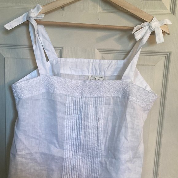 Joie White Linen Top - NWT - Picture 13 of 13